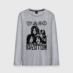 Мужской лонгслив Led Zeppelin Black