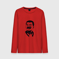 Лонгслив хлопковый мужской Joseph Stalin, цвет: красный