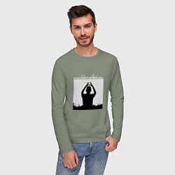 Лонгслив хлопковый мужской World Violation Tour Depeche Mode, цвет: авокадо — фото 2