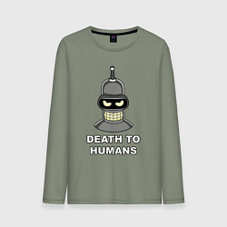 Мужской лонгслив Bender - death to humans