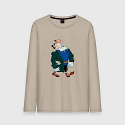 Мужской лонгслив Доктор Ливси шагает под фонк мем