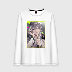 Лонгслив хлопковый мужской Yukito Orikasa - Семёрка идолов, цвет: белый