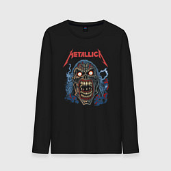 Мужской лонгслив Metallica skull