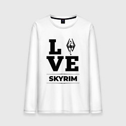 Мужской лонгслив Skyrim love classic