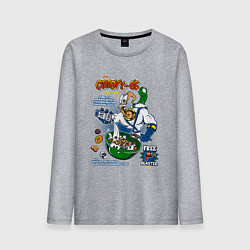 Мужской лонгслив Червяк Джим