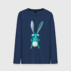 Мужской лонгслив Свирепый зайчара