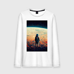 Мужской лонгслив I want to be an astronaut