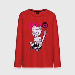 Лонгслив хлопковый мужской Killer Queen - joke, цвет: красный