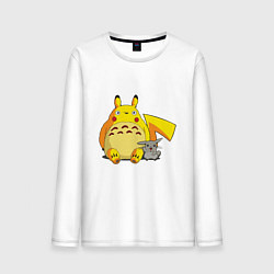 Мужской лонгслив Pika Totoro