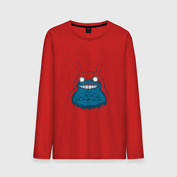 Лонгслив хлопковый мужской Totoro Darko, цвет: красный