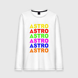 Мужской лонгслив Astro color logo