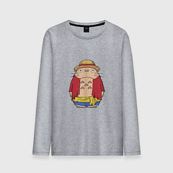 Мужской лонгслив Totoro Luffy