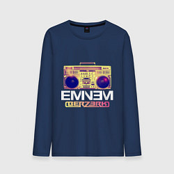 Лонгслив хлопковый мужской Eminem Berzerk, цвет: тёмно-синий