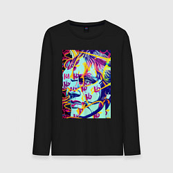 Мужской лонгслив Andy Warhol - pop art - self-portrait