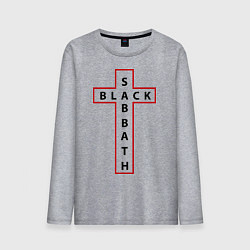 Лонгслив хлопковый мужской Black Sabbath, цвет: меланж