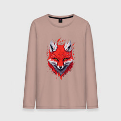 Мужской лонгслив Лисий демон