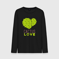Мужской лонгслив Cactus love