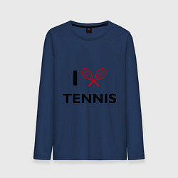 Мужской лонгслив I Love Tennis