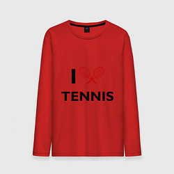 Мужской лонгслив I Love Tennis