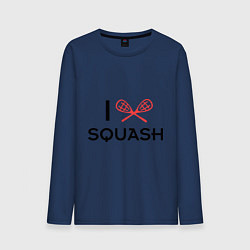 Мужской лонгслив I Love Squash