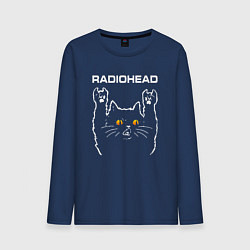 Мужской лонгслив Radiohead rock cat