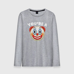 Мужской лонгслив You are clown