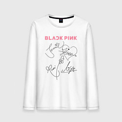Мужской лонгслив Blackpink автограф