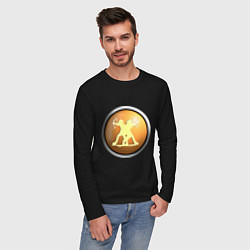Лонгслив хлопковый мужской Скифия Rome: Total War, цвет: черный — фото 2