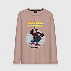 Мужской лонгслив Marty hoverboard