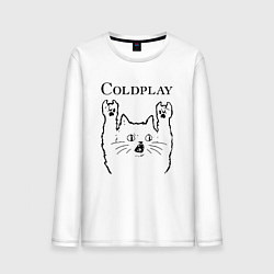 Мужской лонгслив Coldplay - rock cat