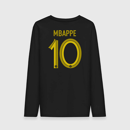 Мужской лонгслив Килиан Мбаппе ЧМ 2022 сборная Франции / Черный – фото 2