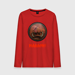 Лонгслив хлопковый мужской Жосткие Ребята Гримгора Warhammer: Total War, цвет: красный