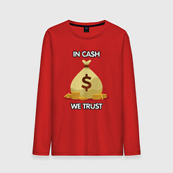 Мужской лонгслив In cash we trust