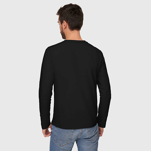 Мужской лонгслив Арт Дженни из BlackPink - мини / Черный – фото 4