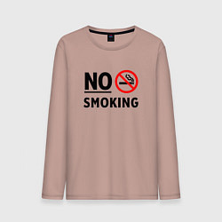 Мужской лонгслив No Smoking