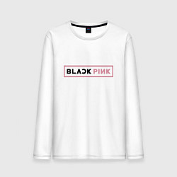 Мужской лонгслив Black pink - emblem