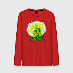 Лонгслив хлопковый мужской PvZ Одуванчик, цвет: красный