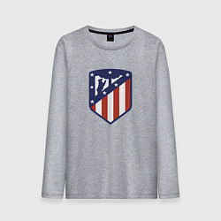 Лонгслив хлопковый мужской Atletico Madrid FC, цвет: меланж