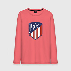 Лонгслив хлопковый мужской Atletico Madrid FC, цвет: коралловый