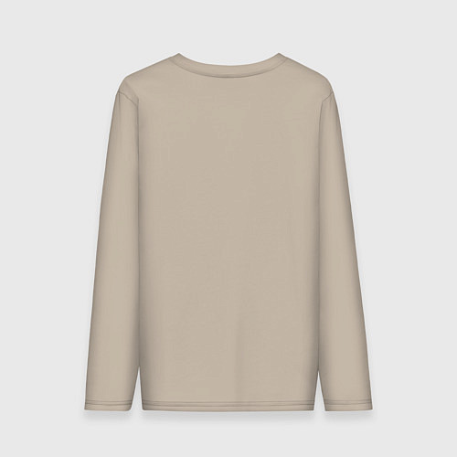 Мужской лонгслив Rock forever / Миндальный – фото 2