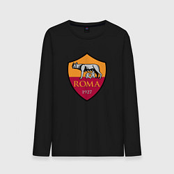 Лонгслив хлопковый мужской Roma sport fc, цвет: черный