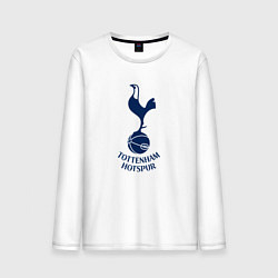 Лонгслив хлопковый мужской Tottenham Hotspur fc sport, цвет: белый