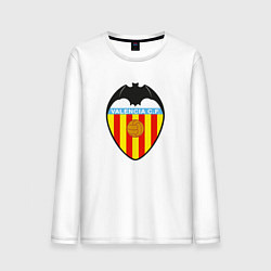 Лонгслив хлопковый мужской Valencia fc sport, цвет: белый