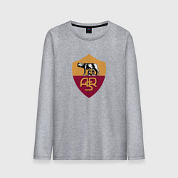 Лонгслив хлопковый мужской Roma fc club, цвет: меланж