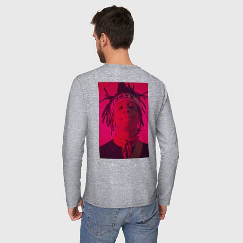 Мужской лонгслив T-shirt trippie redd / Меланж – фото 4
