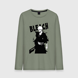 Лонгслив хлопковый мужской Блич ичиго куросаки из манги, цвет: авокадо