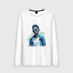Мужской лонгслив Зомби в рубашке
