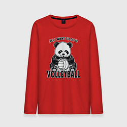 Мужской лонгслив Panda volleyball