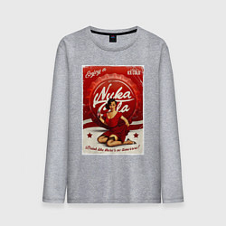 Мужской лонгслив Фоллаут - nuka cola pin-up girl