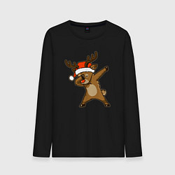 Мужской лонгслив Dabbing deer